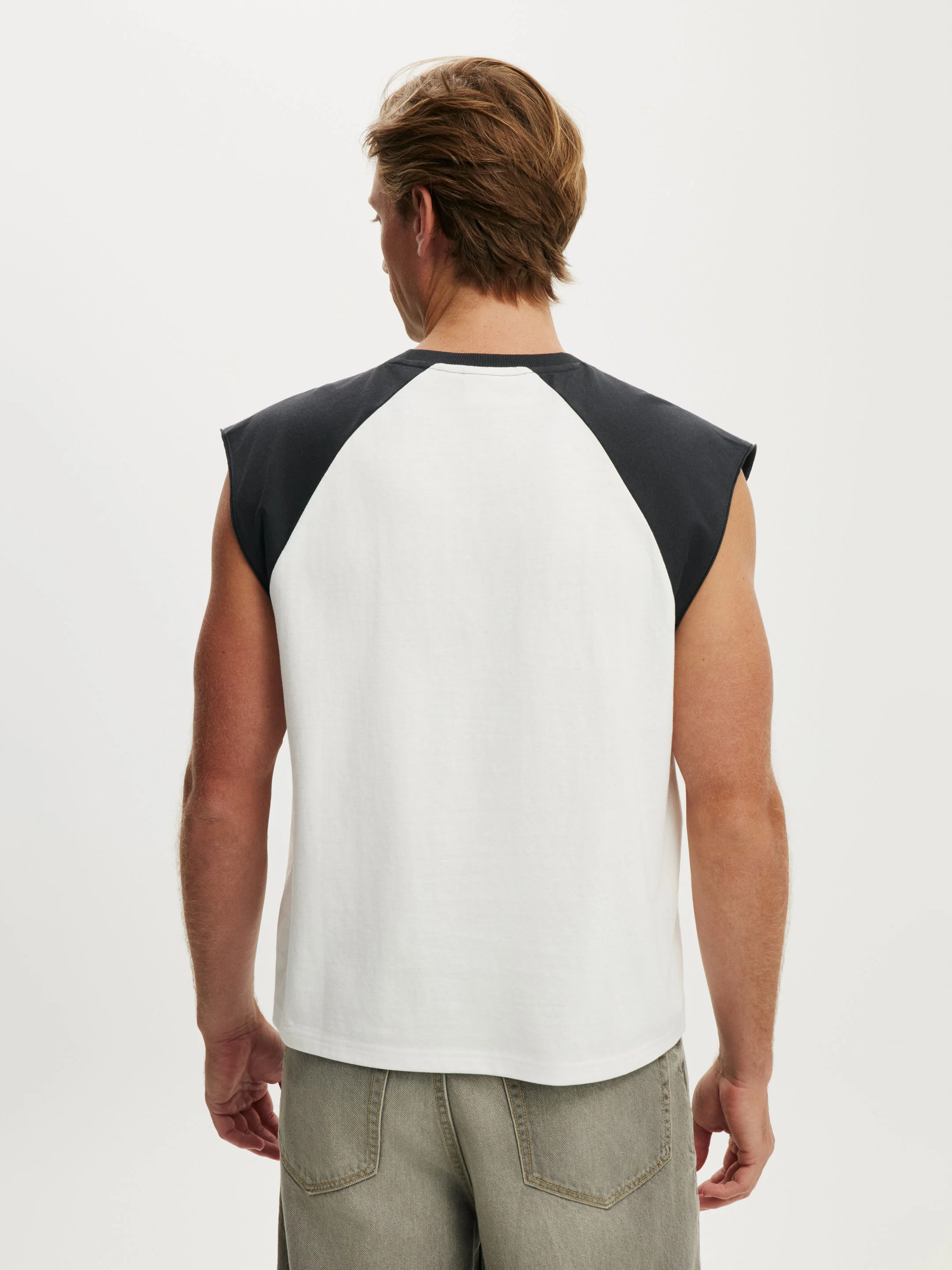 COTTON ON Áo Thun Cộc Tay Nam - Cropped Fit Muscle