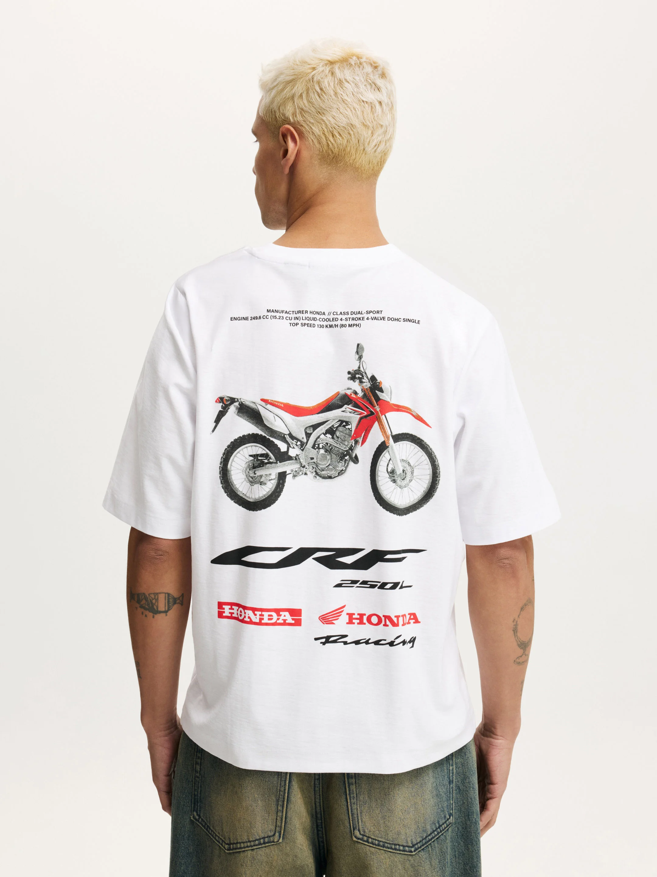 COTTON ON Áo Thun Tay Ngắn Nam-Cropped Fit Honda X Jt Racing