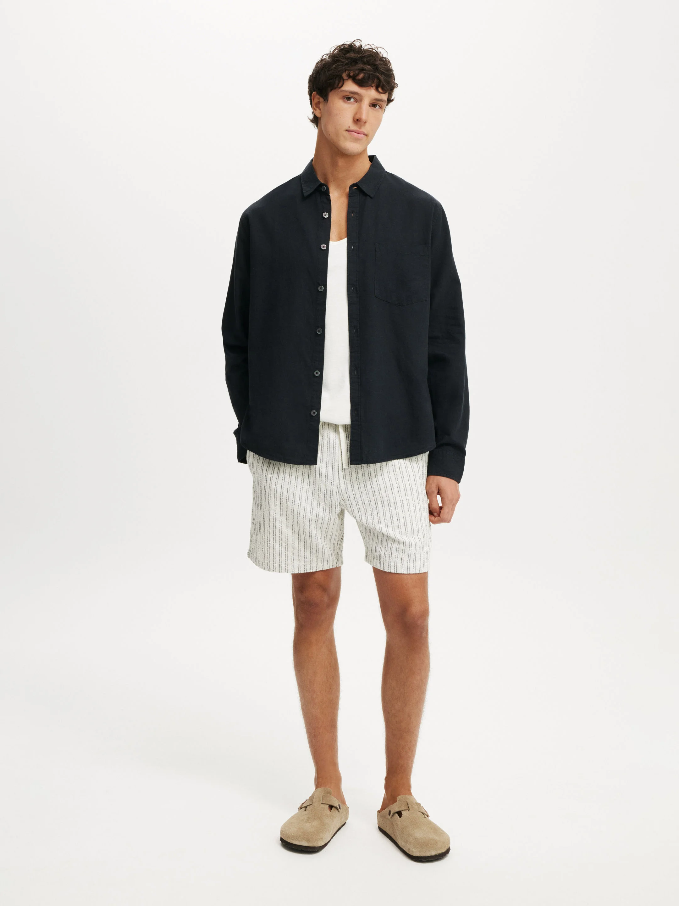 COTTON ON Áo Sơ Mi Dài Tay Nam-Luca Long Sleeve Shirt