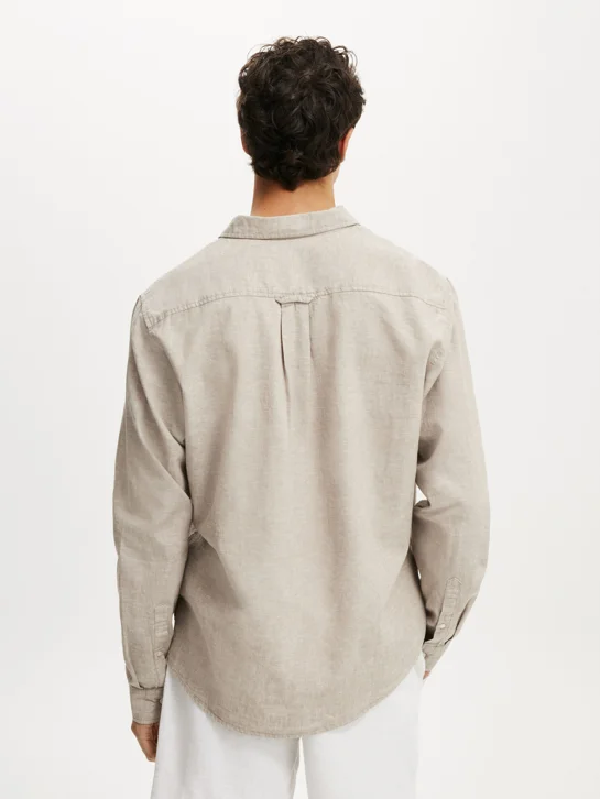 COTTON ON Áo Sơ Mi Dài Tay Nam-Luca Long Sleeve Shirt