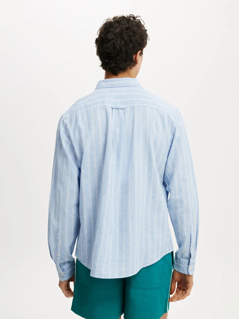 COTTON ON Áo Sơ Mi Dài Tay Nam-Luca Long Sleeve Shirt