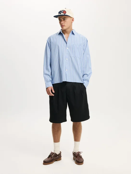 COTTON ON Quần Short Nam - Super Baggy Pleated Short