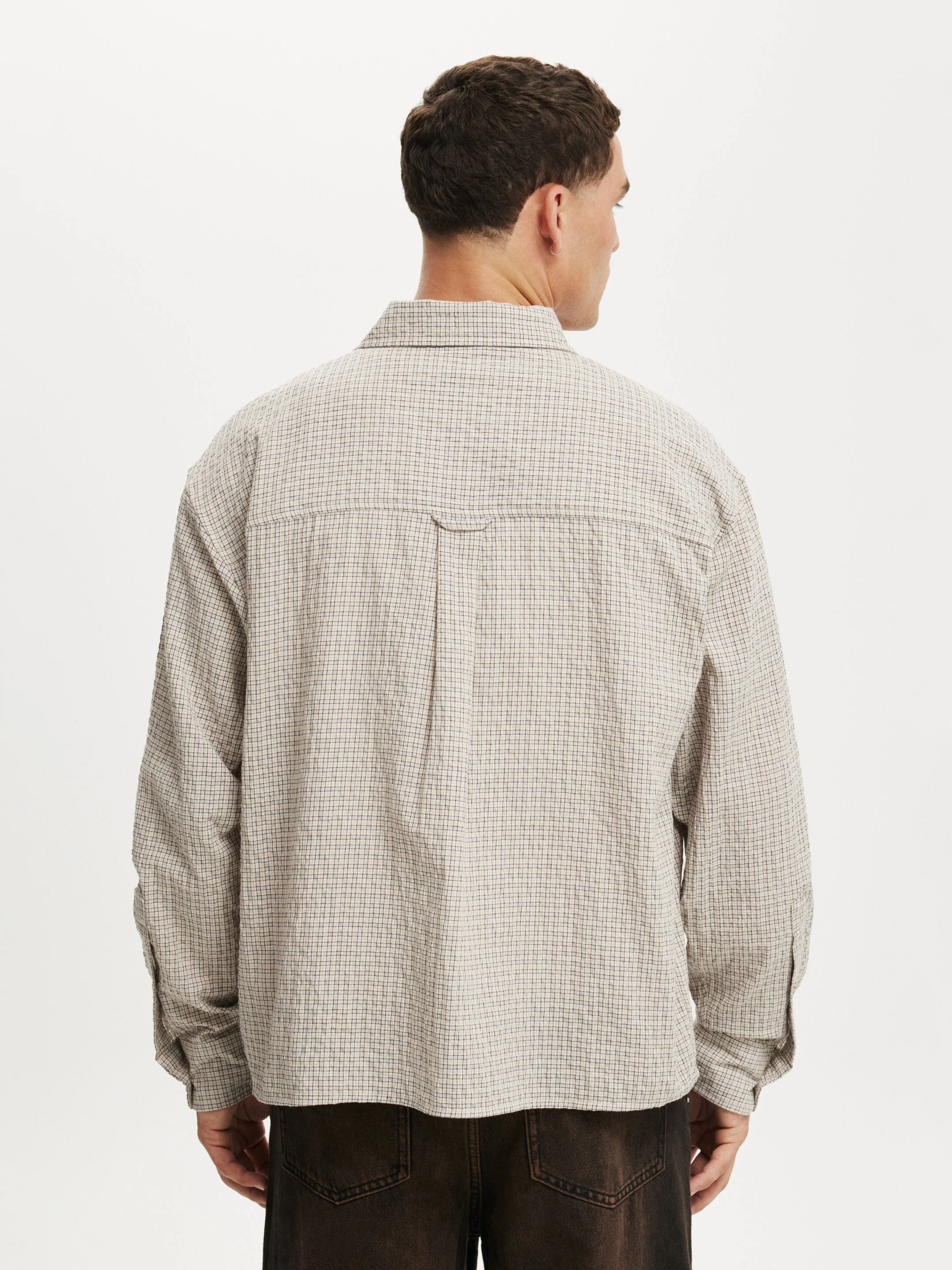 COTTON ON Áo Sơ Mi Dài Tay Nam-Hudson Long Sleeve Shirt