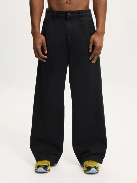COTTON ON Quần Vải Dài Nam - Super Baggy Pleated Pant