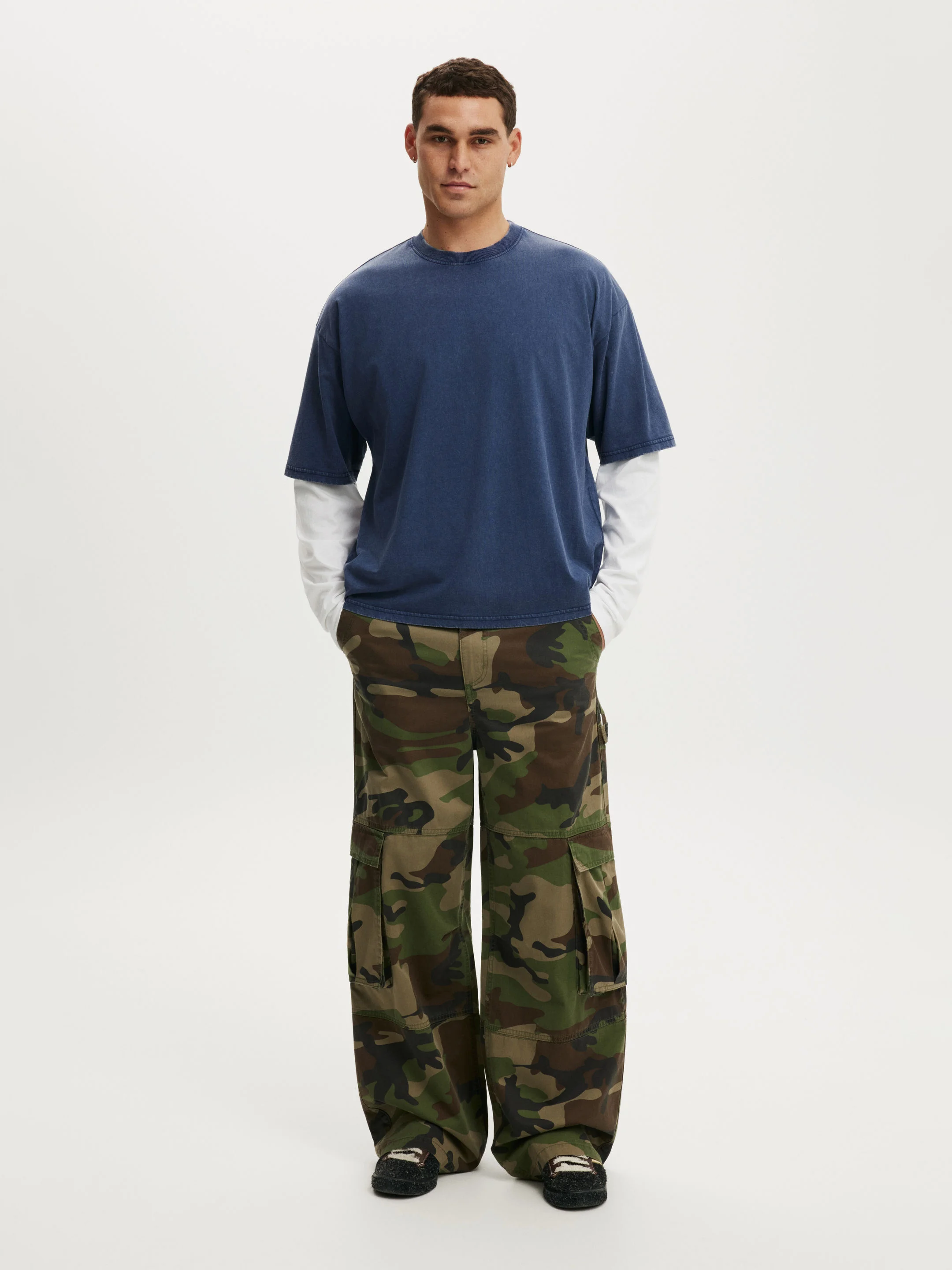 COTTON ON Quần Vải Dài Nam - Super Baggy Cargo Pant