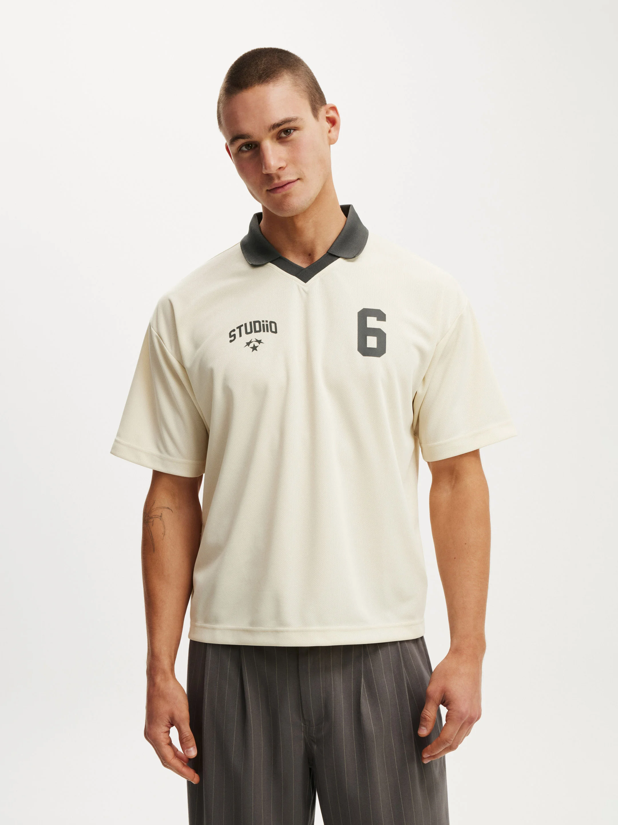 COTTON ON Áo Thun Kiểu Thể Thao - Cropped Sports Jersey