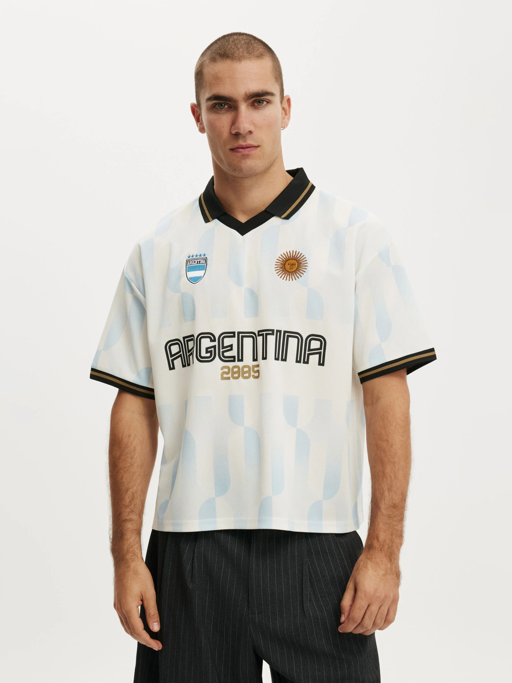COTTON ON Áo Thun Kiểu Thể Thao - Cropped Sports Jersey