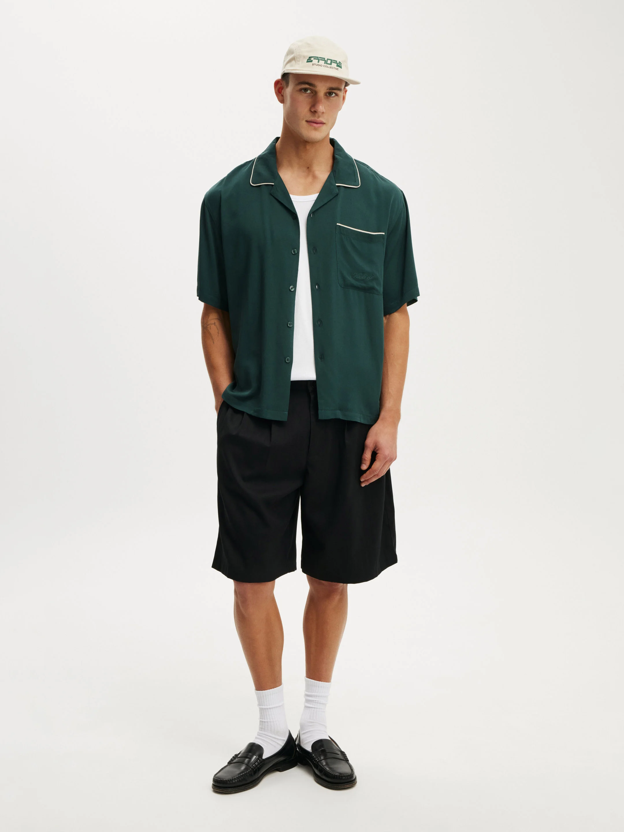 COTTON ON Áo Sơ Mi Ngắn Tay Nam - Sorrento Short Sleeve Shirt