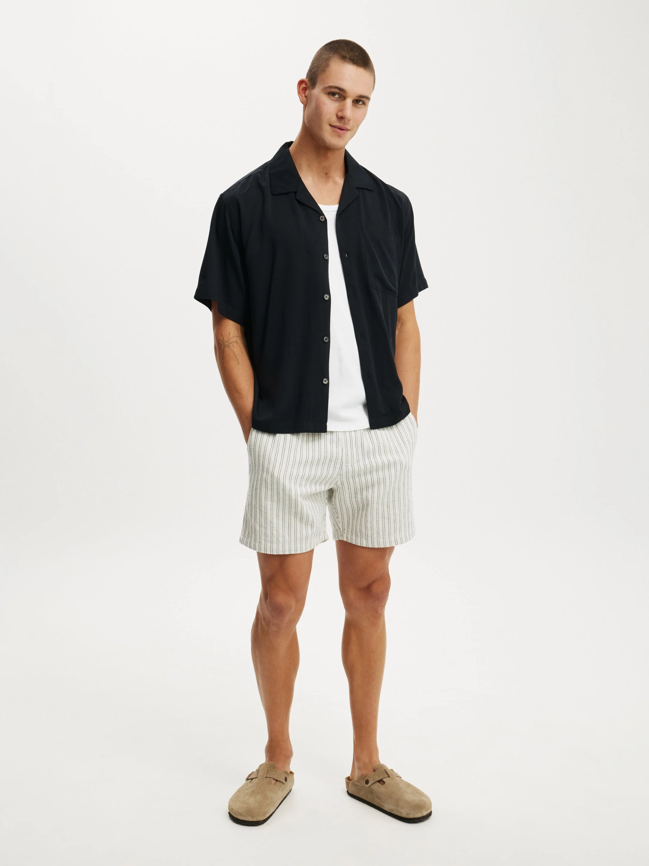 COTTON ON Áo Sơ Mi Ngắn Tay Nam - Sorrento Short Sleeve Shirt