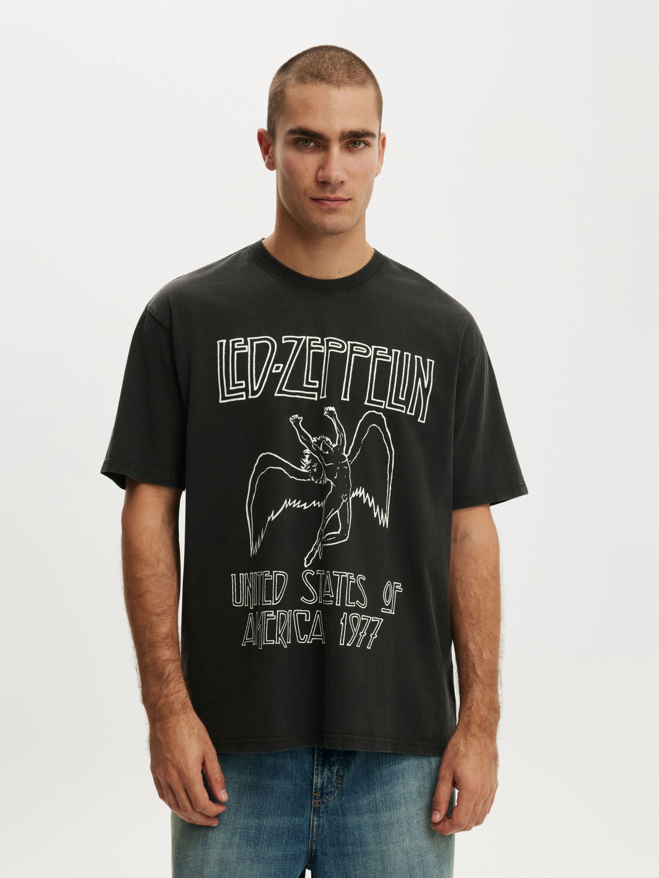 COTTON ON Áo Thun Có Họa Tiết Nam - Everyday Fit Music T-Shirt
