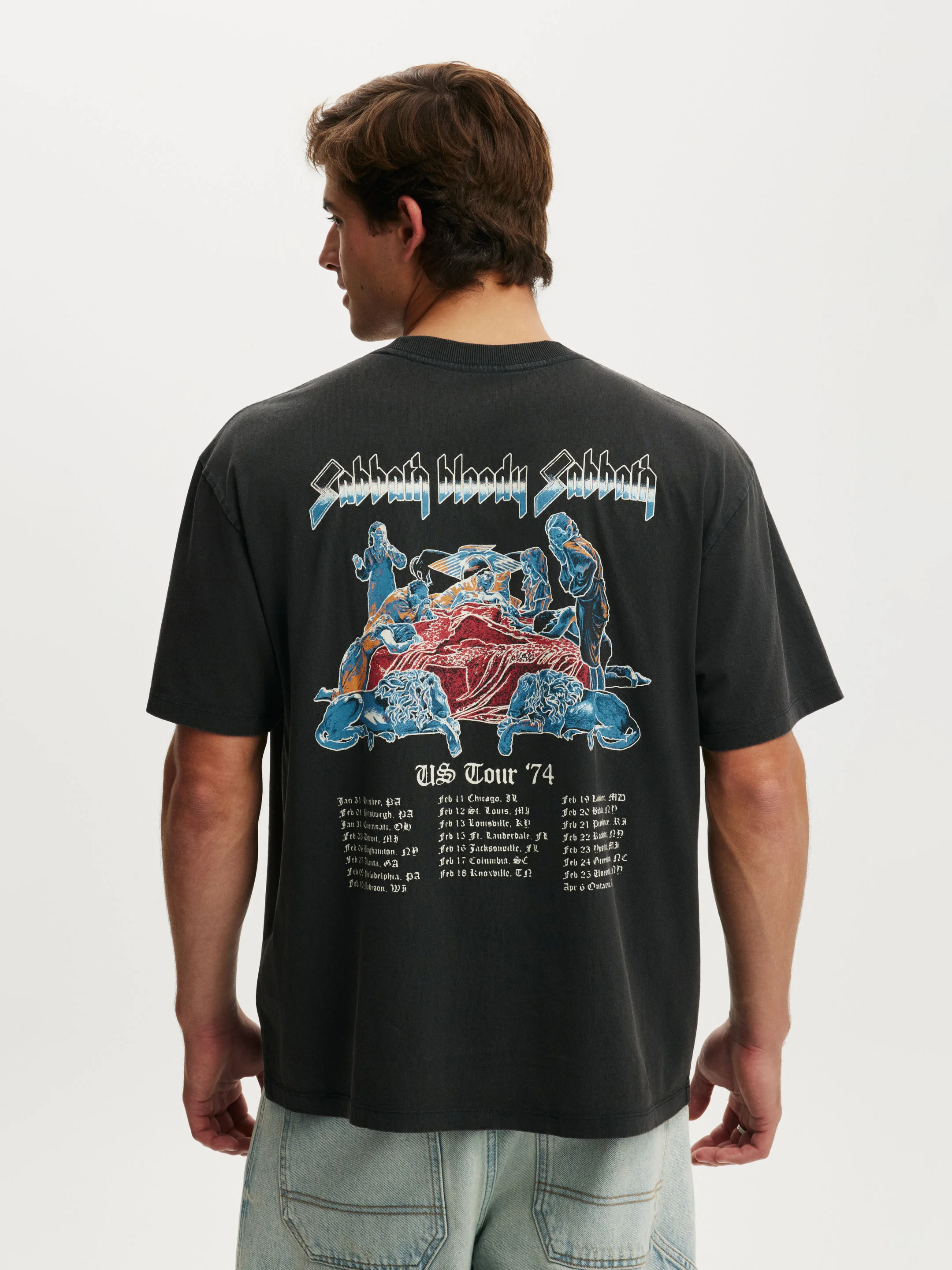 COTTON ON Áo Thun Có Họa Tiết Nam - Everyday Fit Music T-Shirt