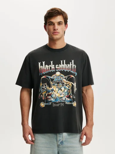 COTTON ON Áo Thun Có Họa Tiết Nam - Everyday Fit Music T-Shirt