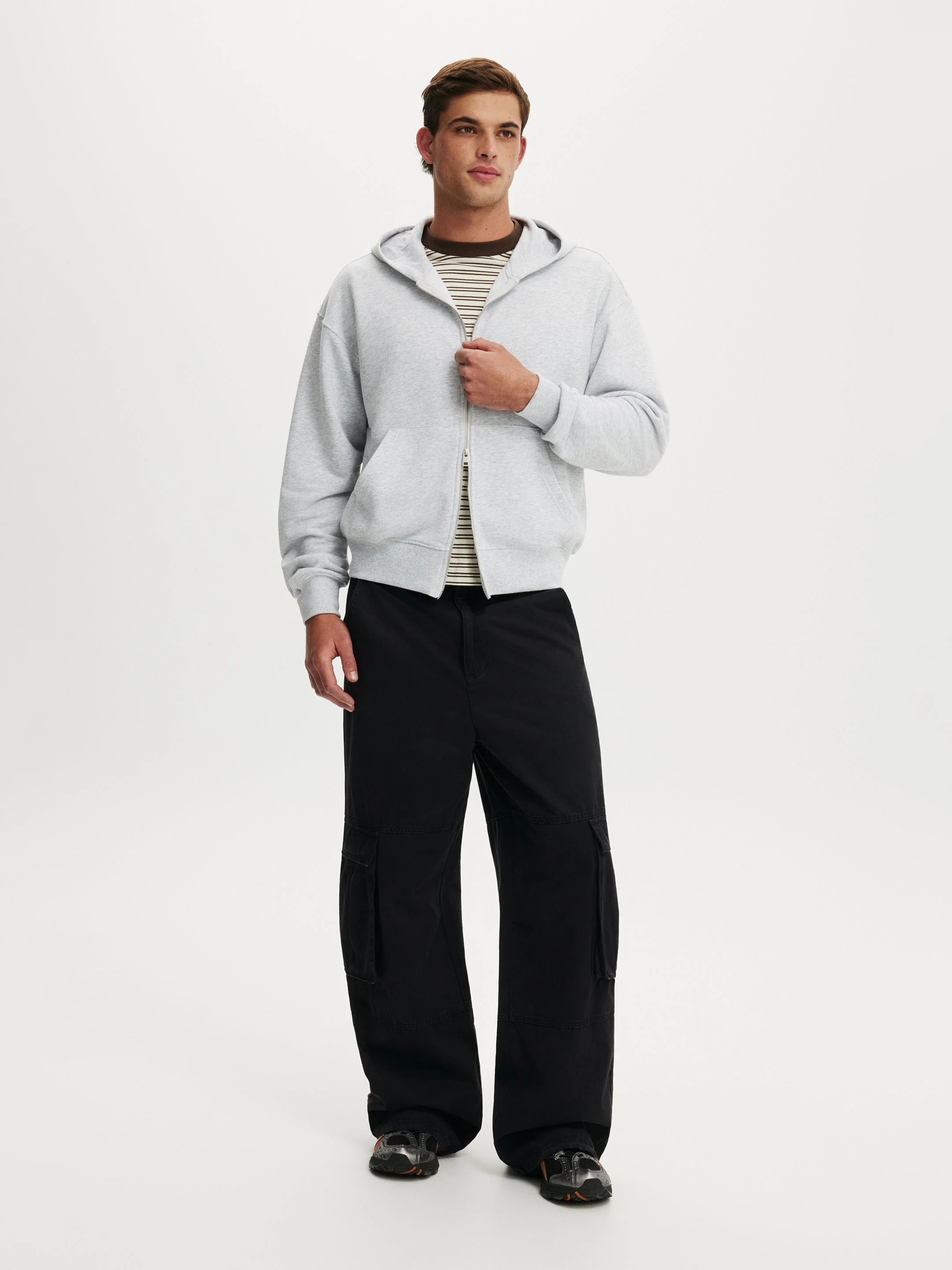 COTTON ON Áo Khoác Có Nón Nam - Zip Up Hoodie