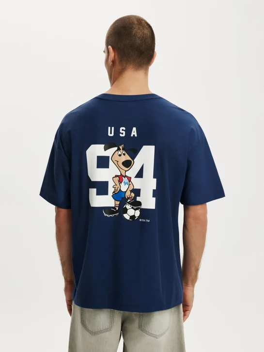 COTTON ON Áo Thun Có Họa Tiết Nam - Box Fit Fifa T-Shirt