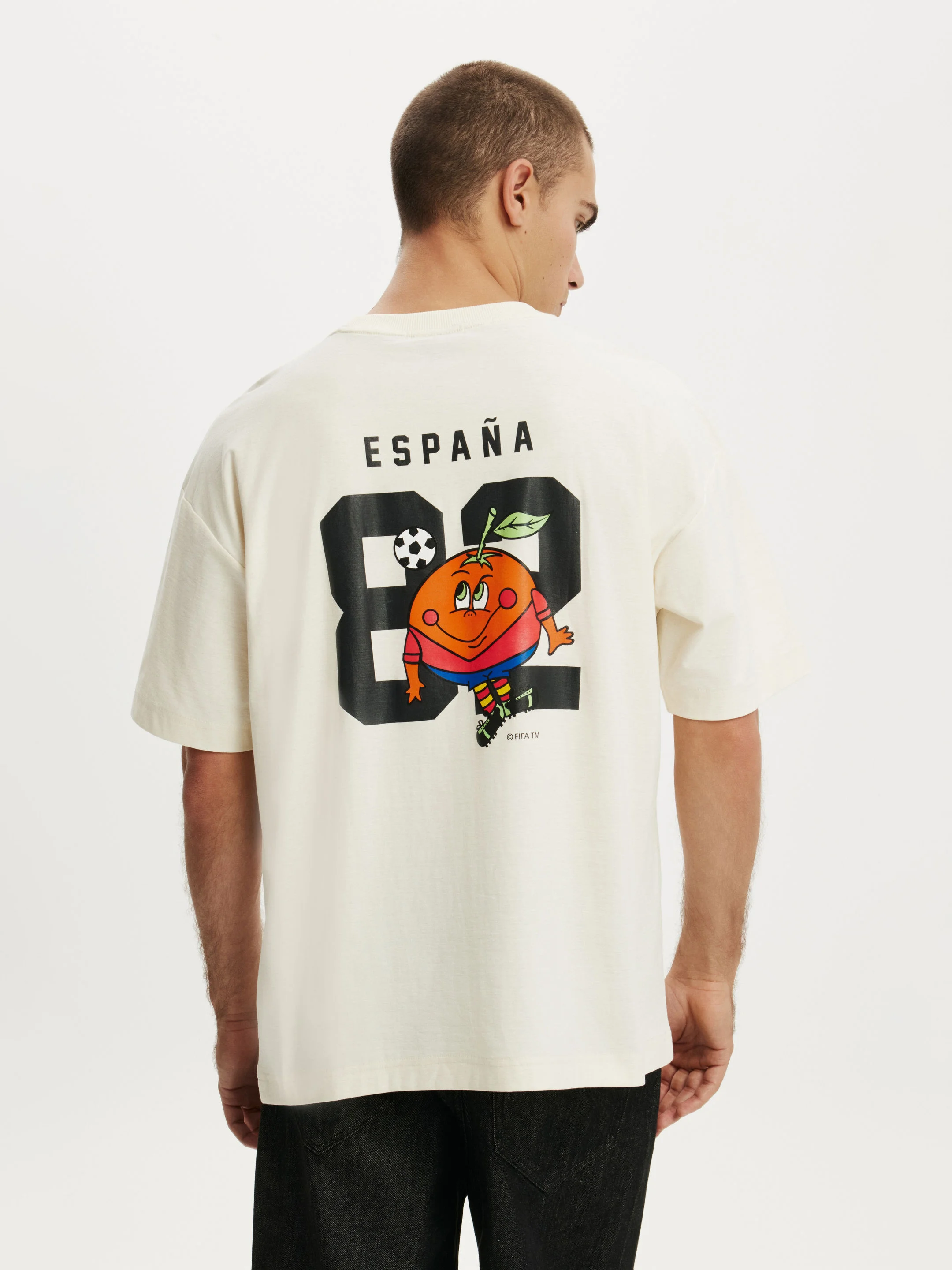COTTON ON Áo Thun Có Họa Tiết Nam - Box Fit Fifa T-Shirt