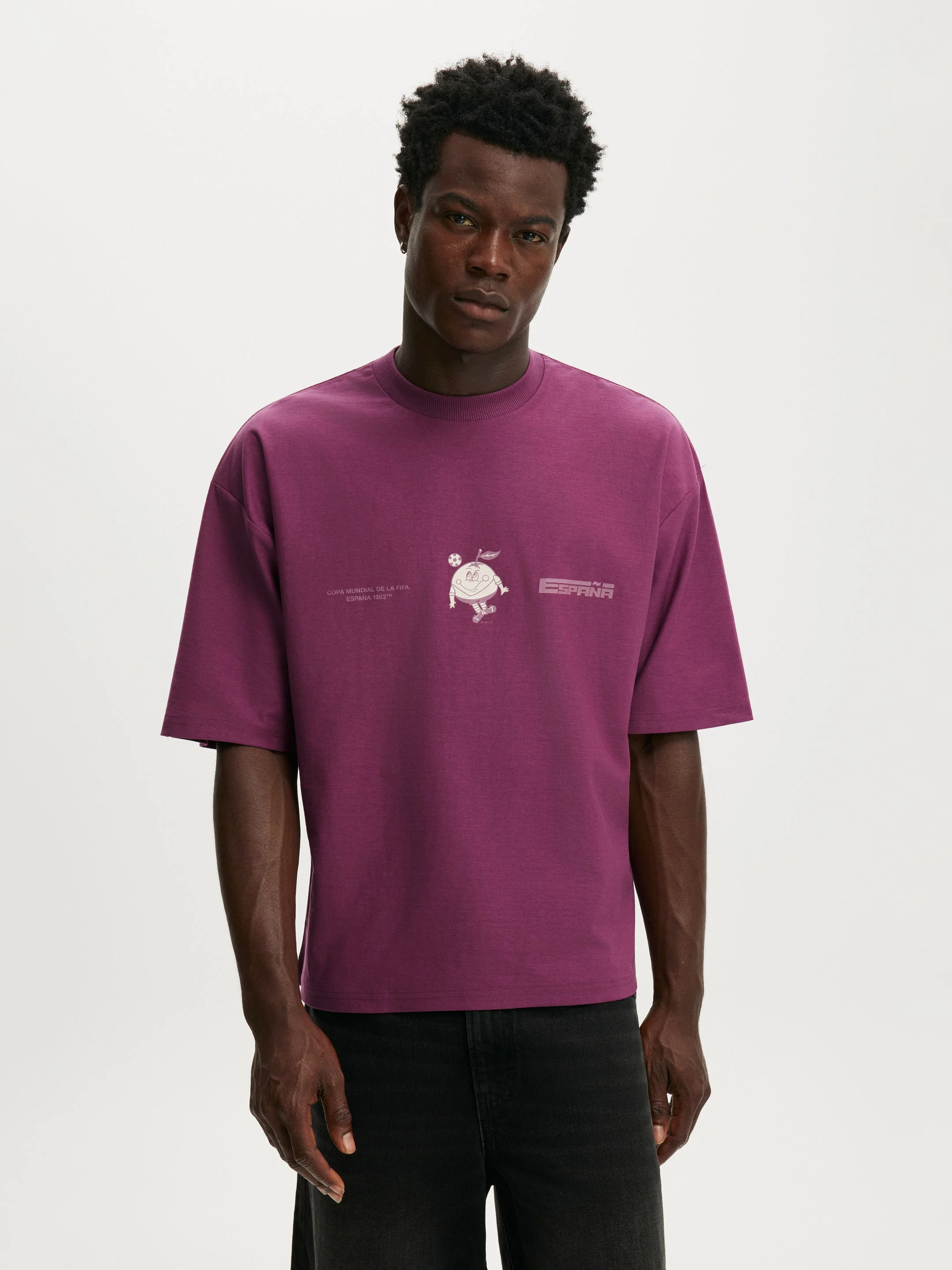 COTTON ON Áo Thun Có Họa Tiết Nam-Cropped Fit Fifa T-Shirt