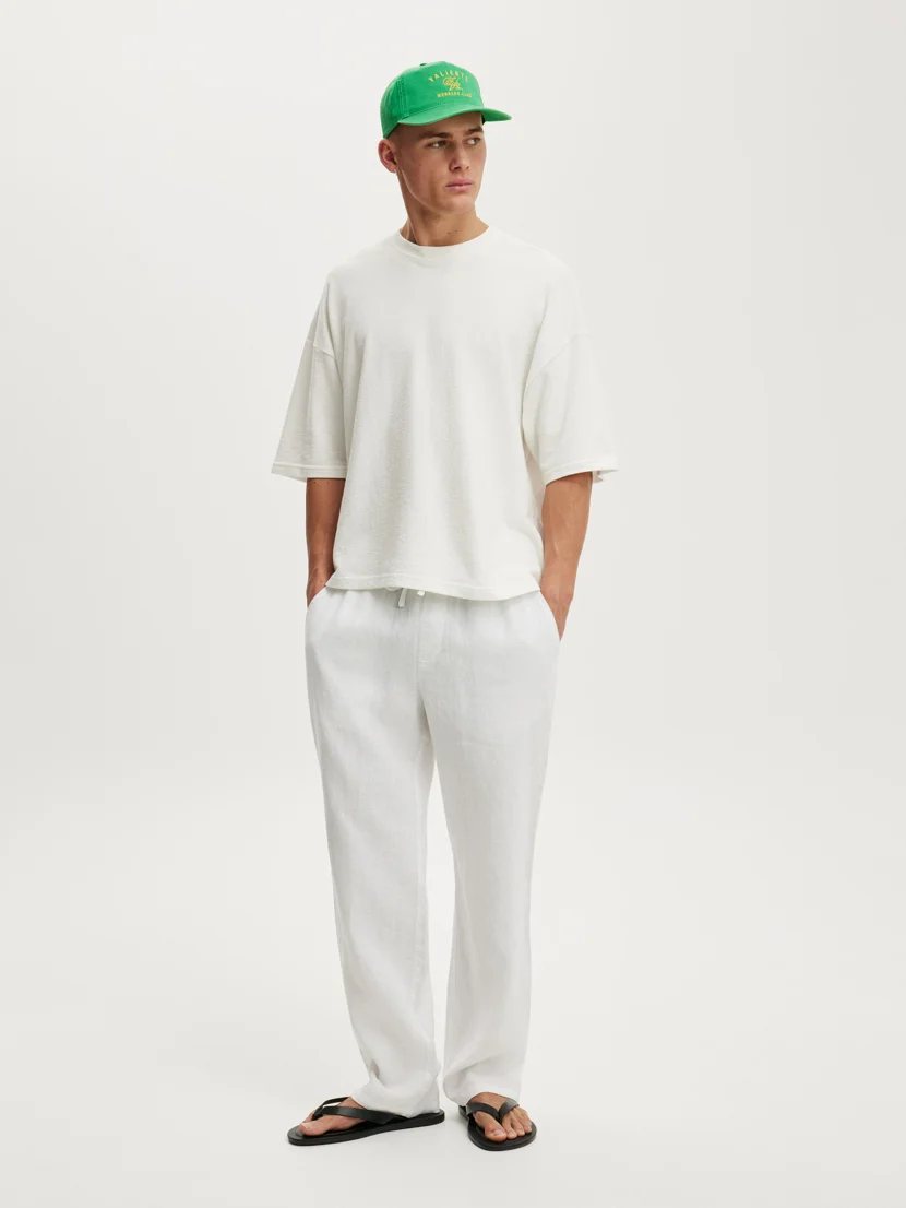 COTTON ON Quần Linen Dài Nam - Baggy Linen Pant