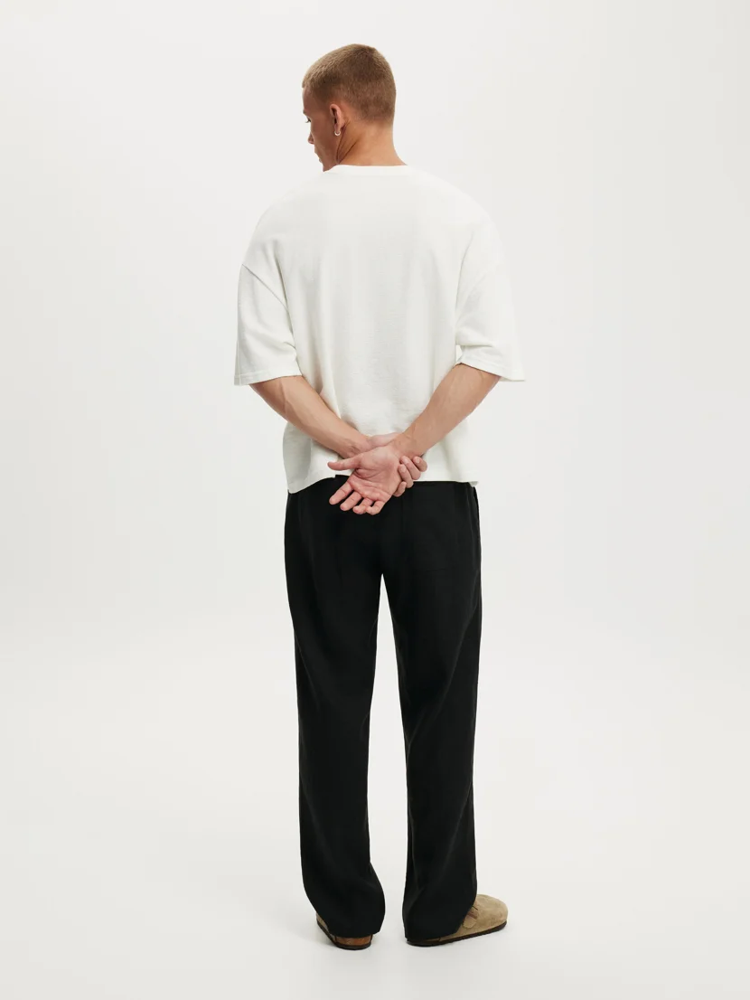 COTTON ON Quần Linen Dài Nam - Baggy Linen Pant