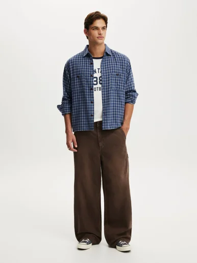COTTON ON Quần Vải Dài Nam - Super Baggy Worker Pant