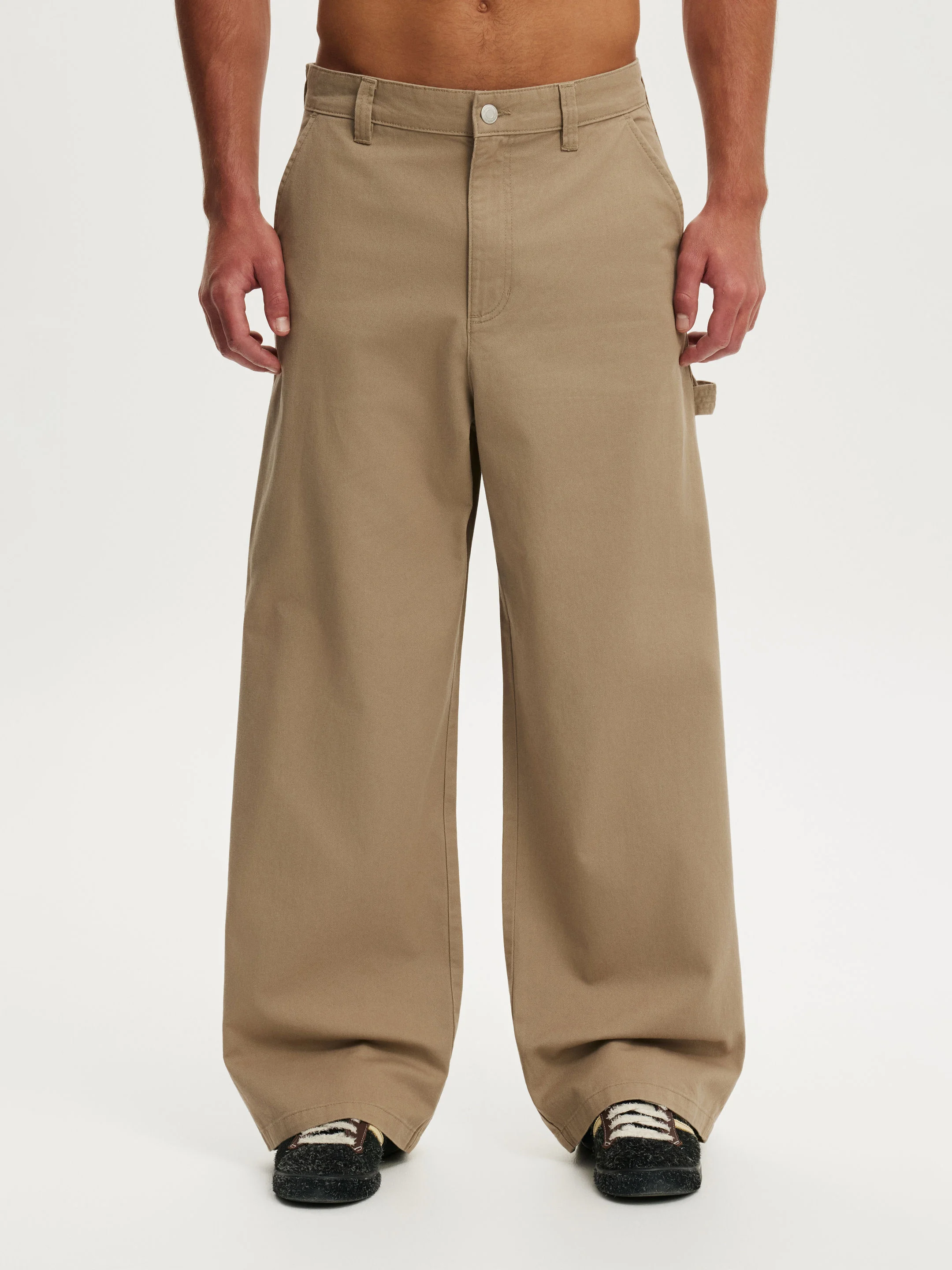 COTTON ON Quần Vải Dài Nam-Super Baggy Worker Pant