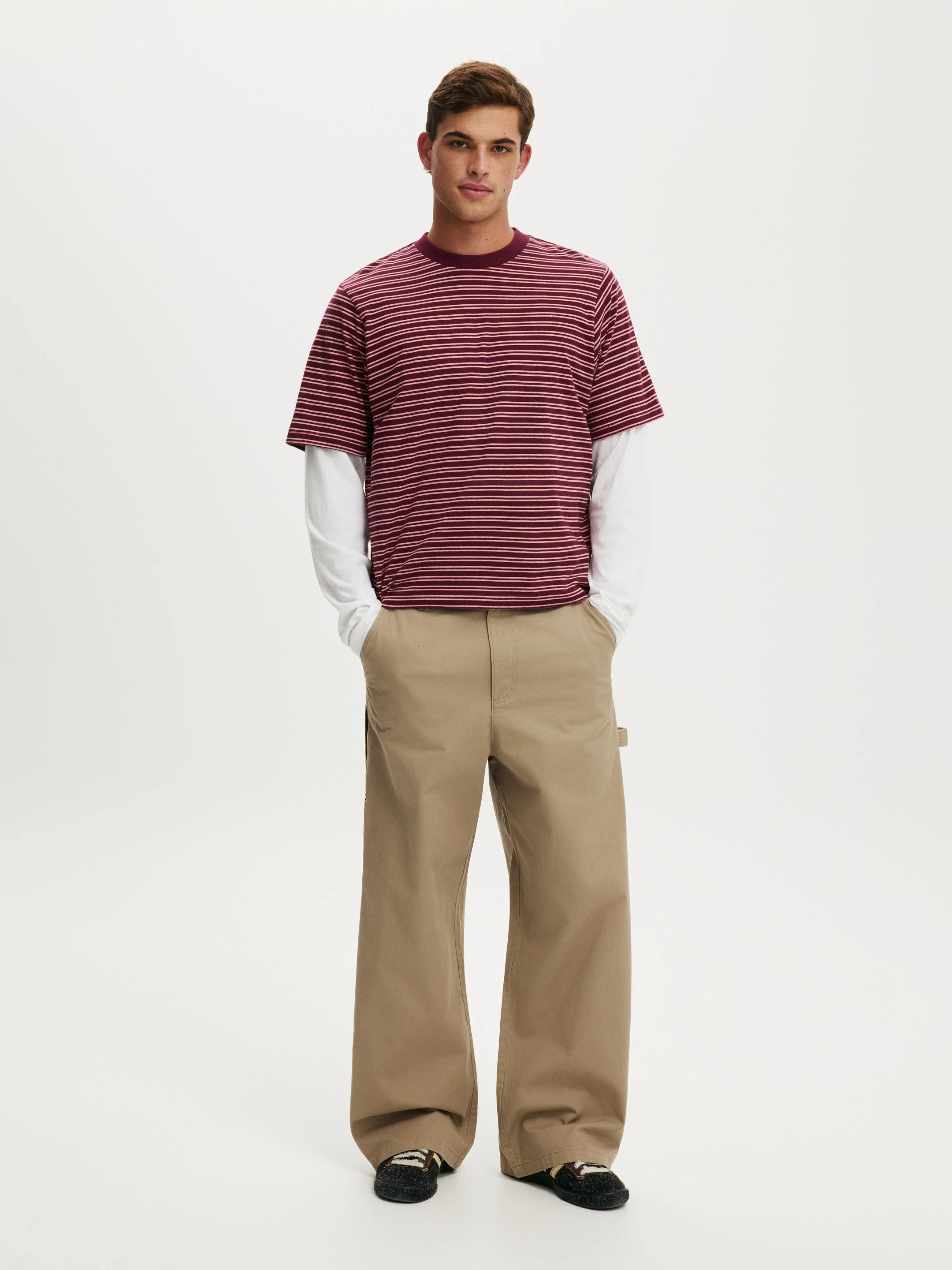 COTTON ON Quần Vải Dài Nam-Super Baggy Worker Pant