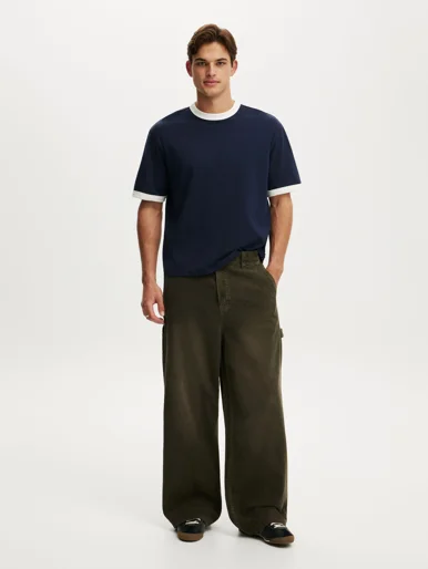 COTTON ON Quần Vải Dài Nam - Super Baggy Worker Pant
