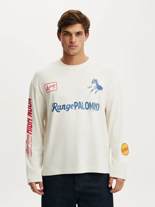 COTTON ON Áo Thun Dài Tay Nam - Regular Fit Graphic Ls T-Shirt