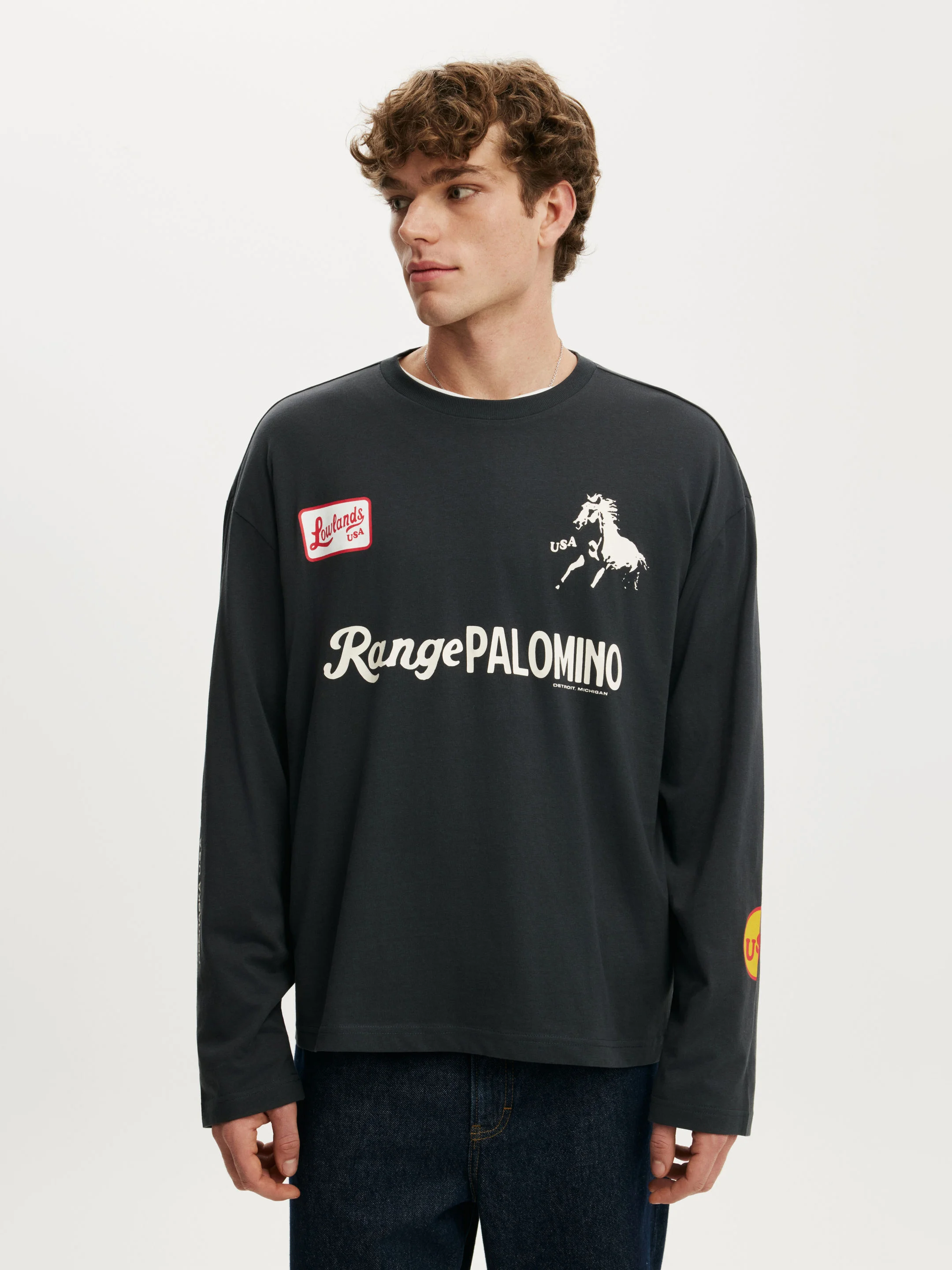 COTTON ON Áo Thun Dài Tay Nam - Regular Fit Graphic Ls T-Shirt