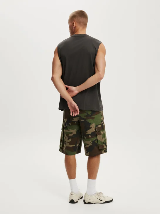COTTON ON Quần Khaki Ngắn Nam-Super Baggy Cargo Short