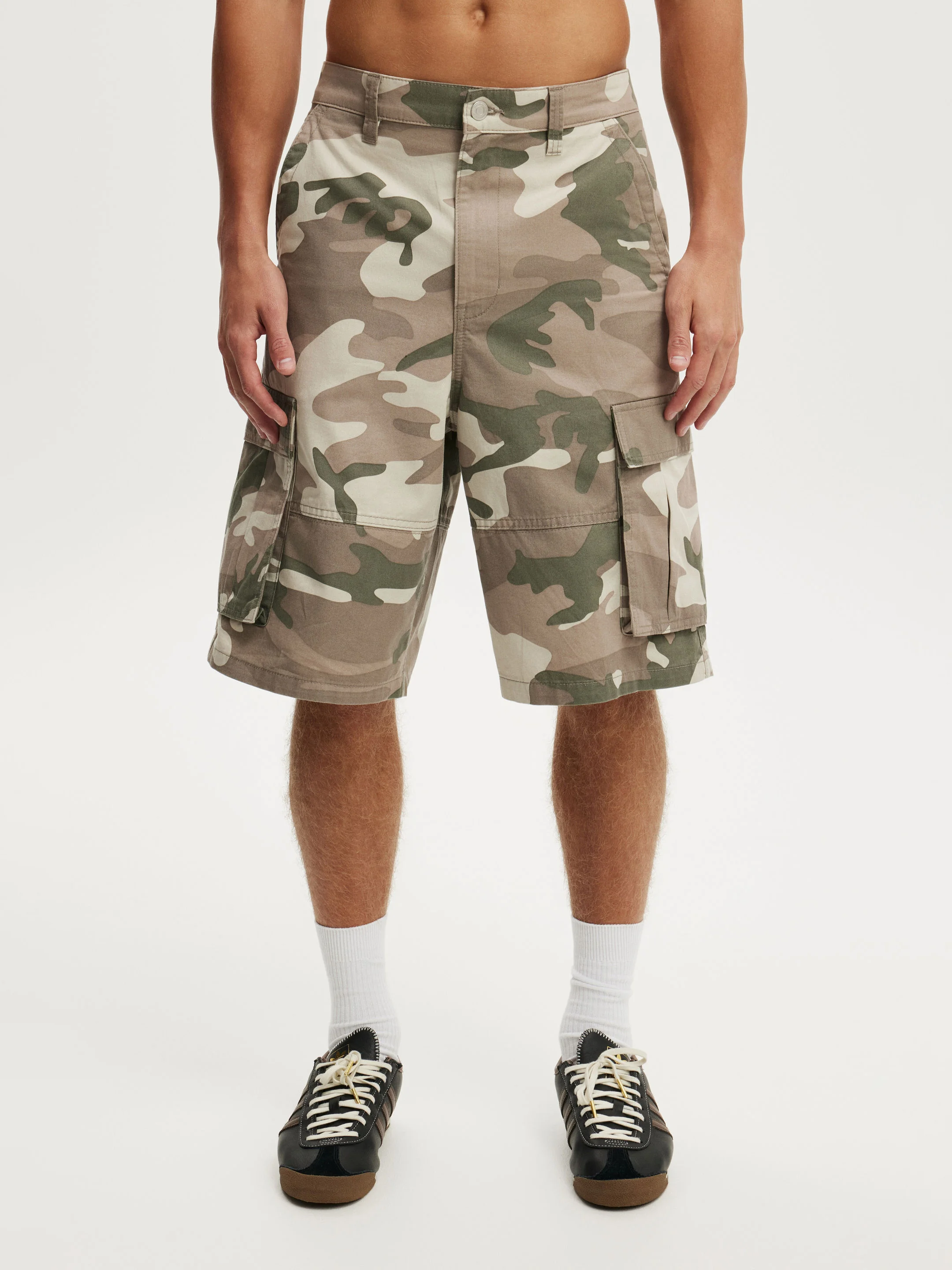 COTTON ON Quần Khaki Ngắn Nam-Super Baggy Cargo Short