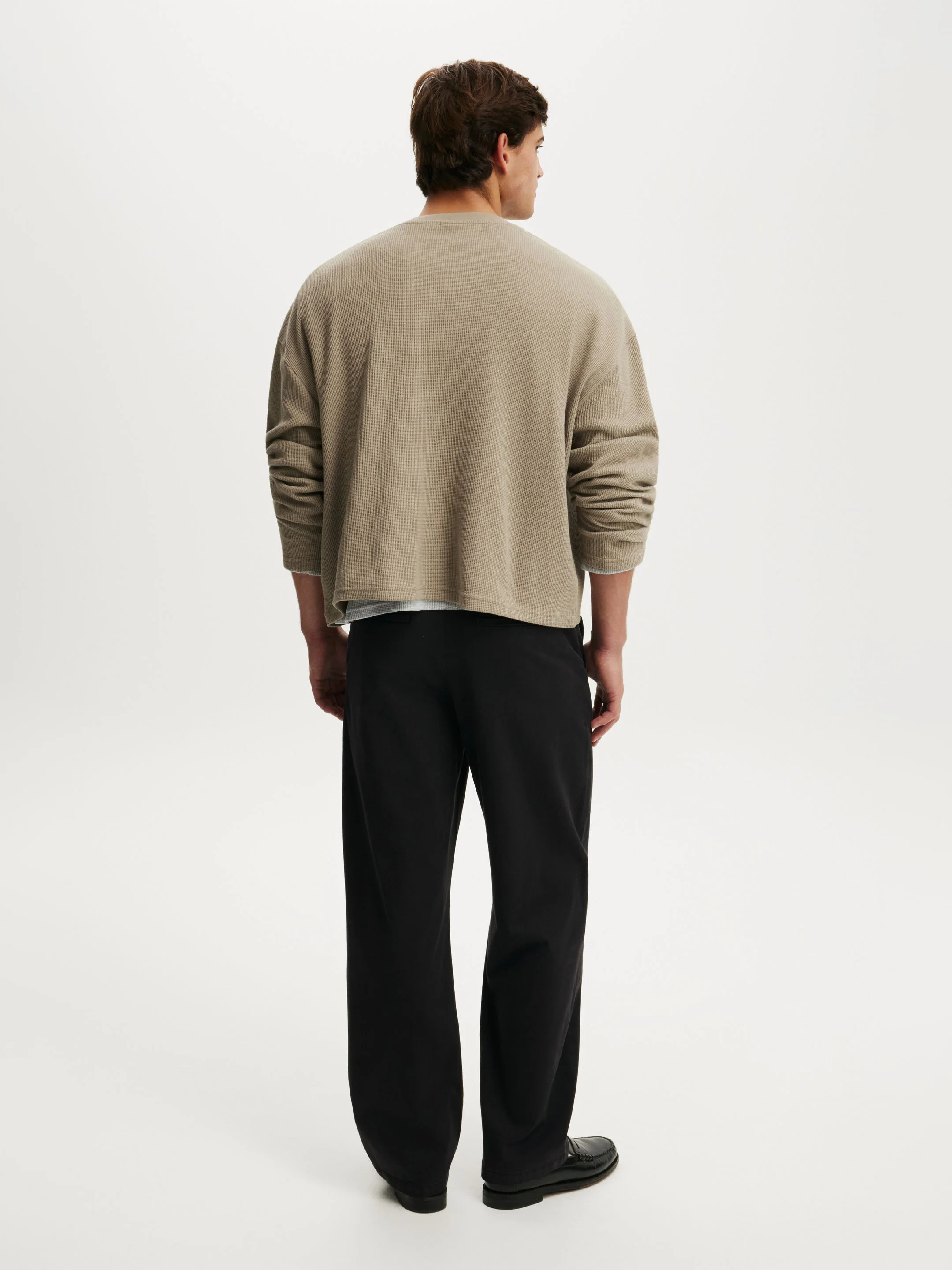 COTTON ON Quần Vải Dài Nam - Baggy Chino Pant