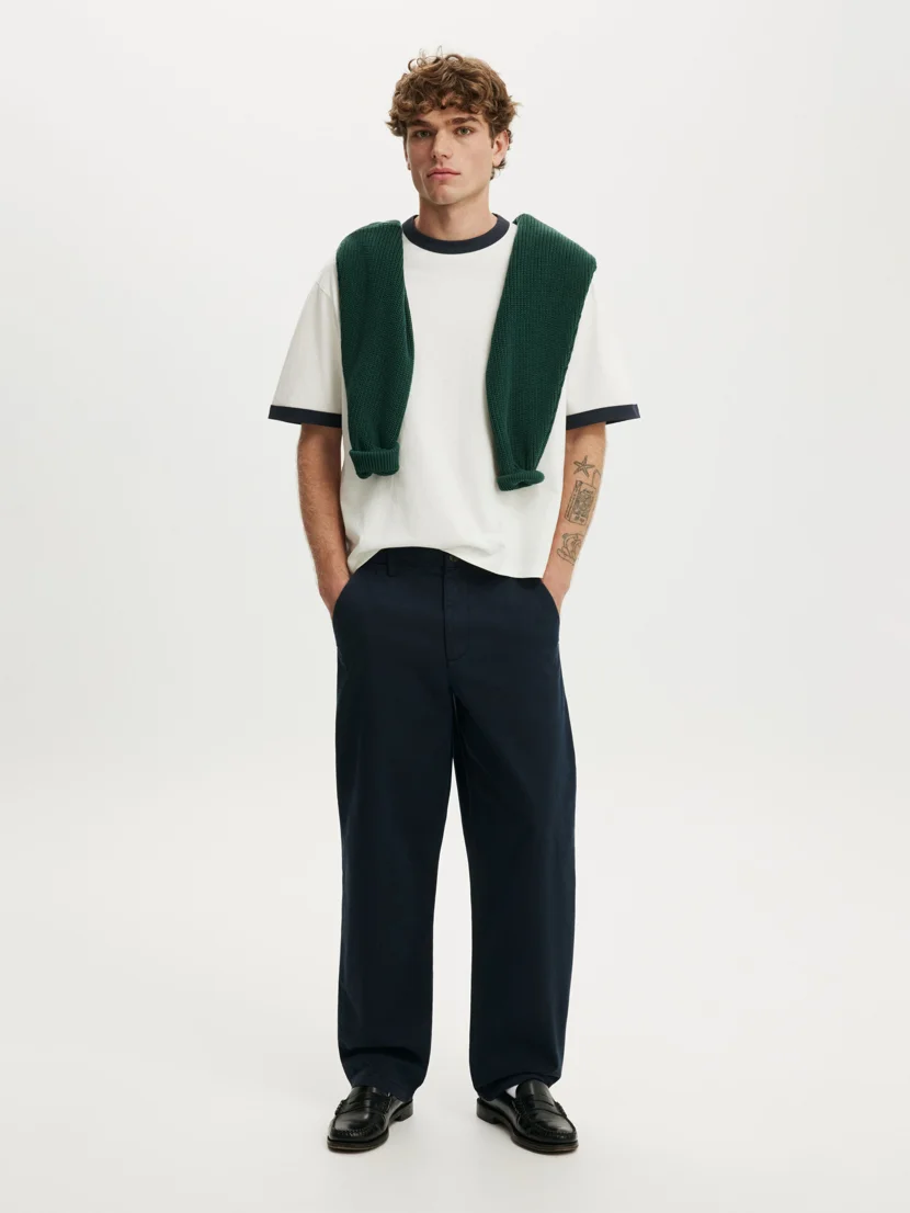 COTTON ON Quần Vải Dài Nam - Baggy Chino Pant
