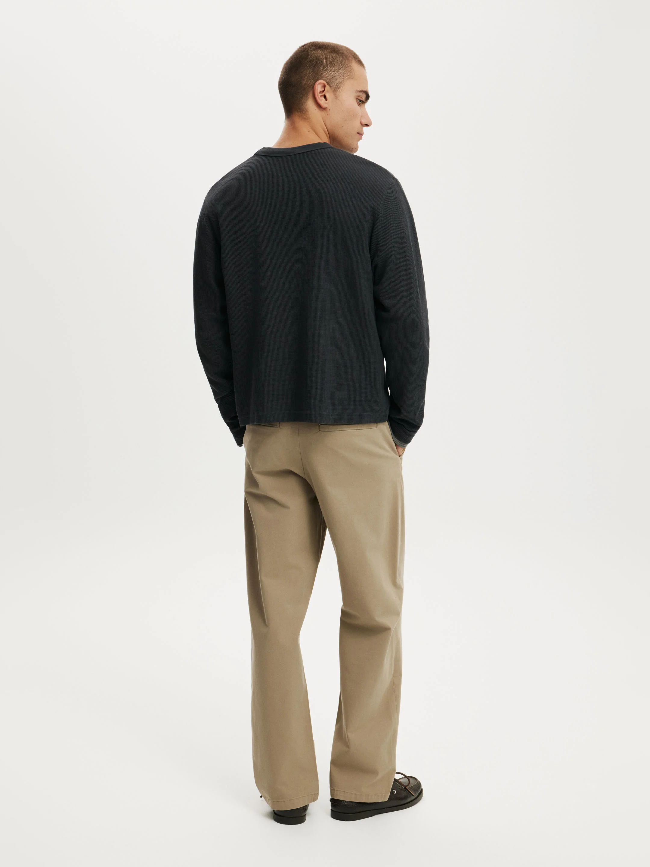 COTTON ON Quần Vải Dài Nam - Baggy Chino Pant