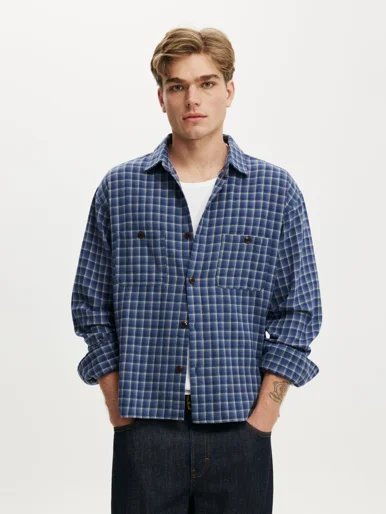 COTTON ON Áo Sơ Mi Dài Tay Nam - Richmond Long Sleeve Shirt