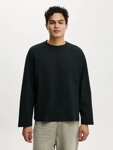 COTTON ON Áo Thun Dài Tay Nam - Regular Fit Long Sleeve