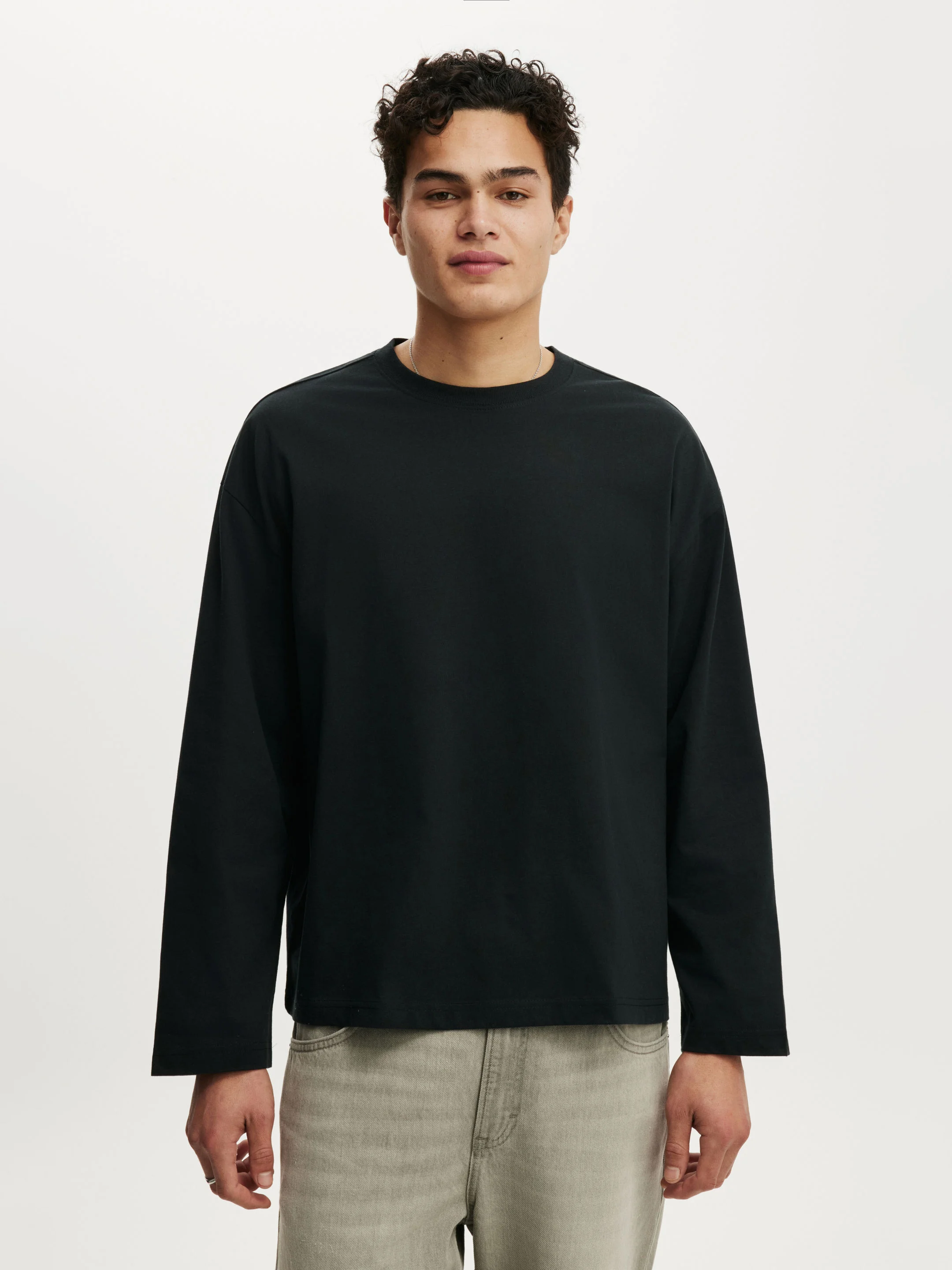 COTTON ON Áo Thun Dài Tay Nam - Regular Fit Long Sleeve