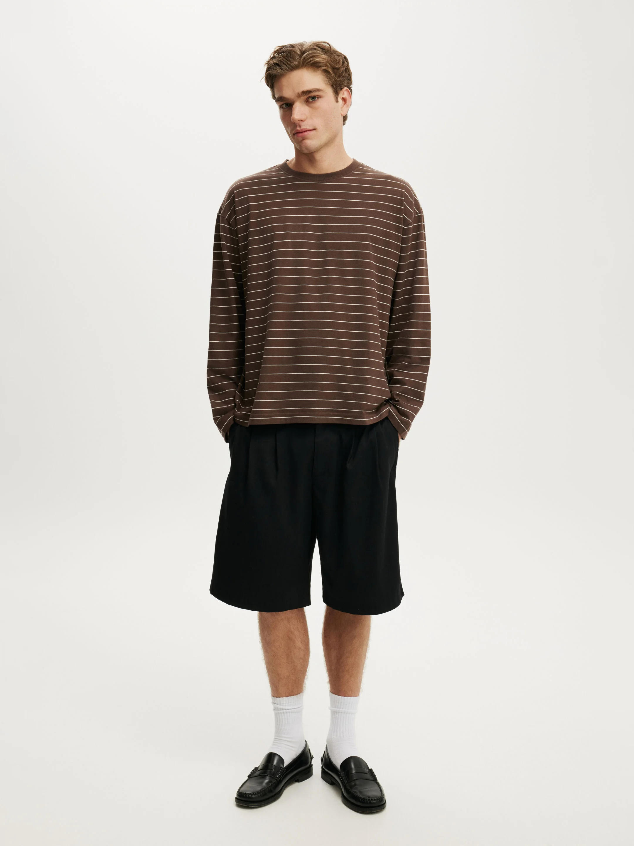 COTTON ON Áo Thun Dài Tay Nam - Regular Fit Long Sleeve