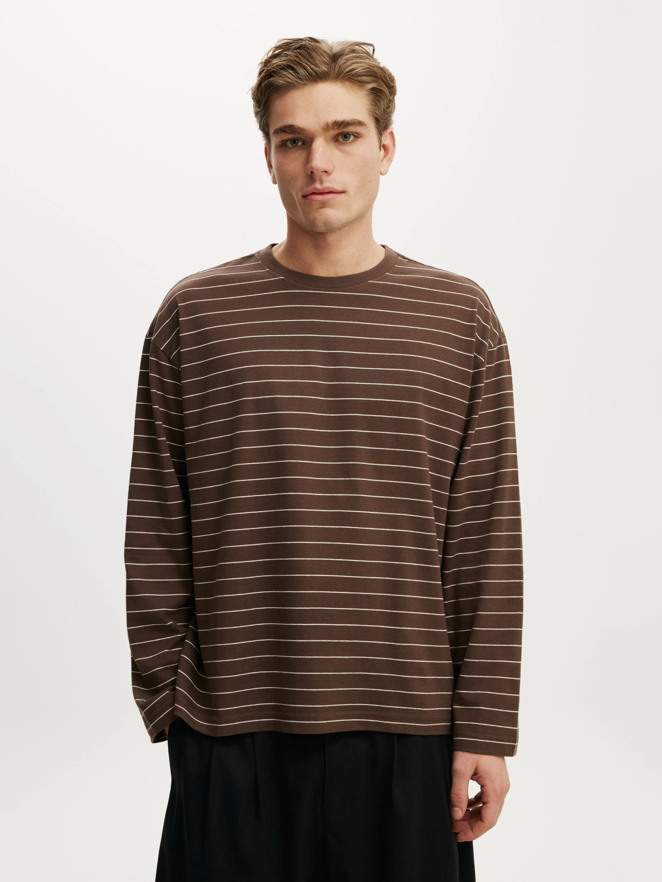COTTON ON Áo Thun Dài Tay Nam - Regular Fit Long Sleeve