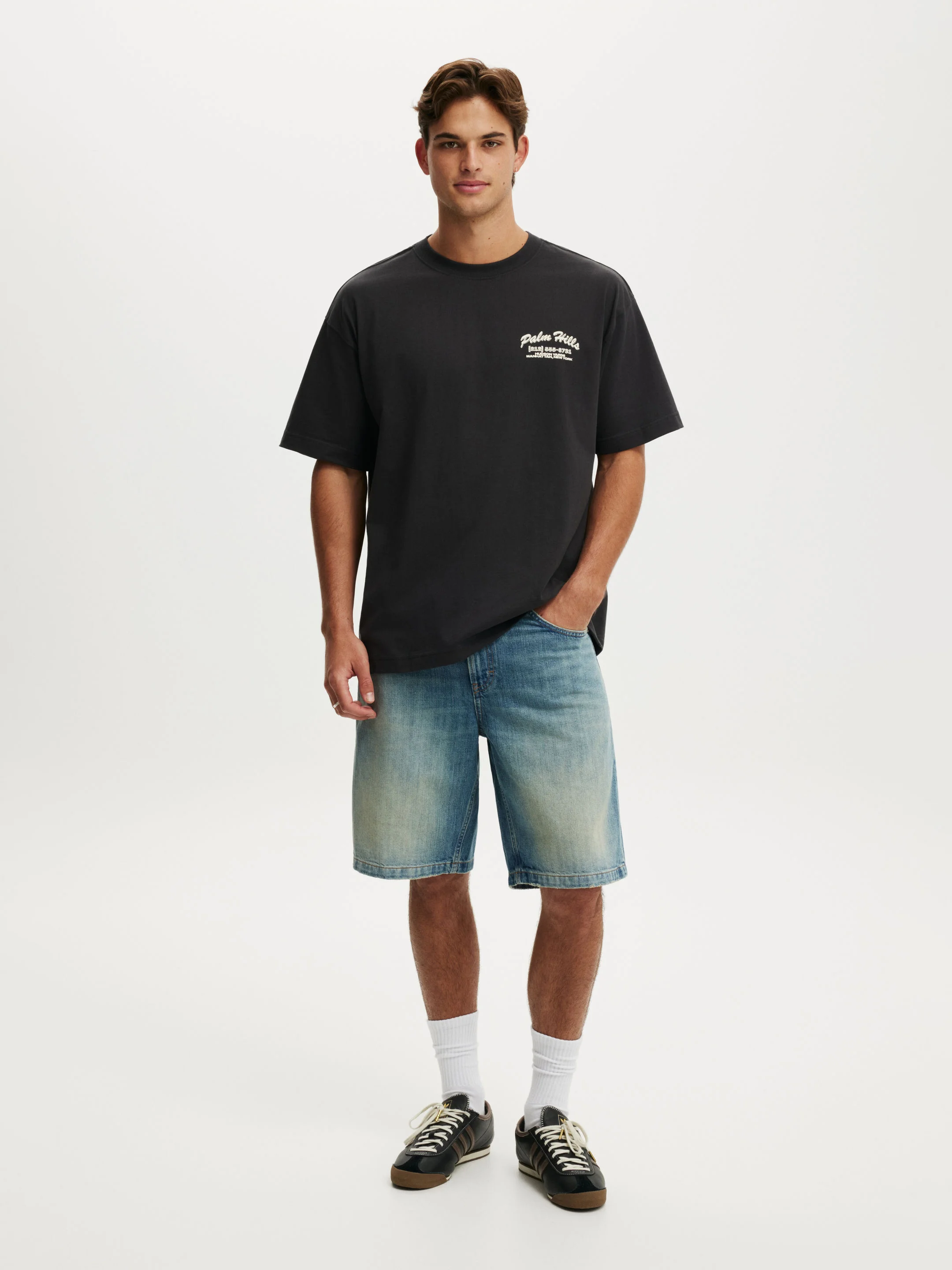 COTTON ON Áo Thun Có Họa Tiết Nam - Box Fit Graphic T-Shirt