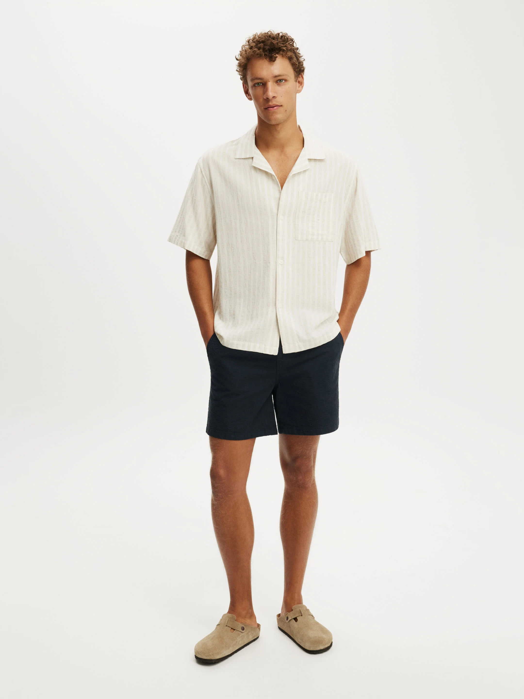 COTTON ON Quần Khaki Ngắn Nam-Easy Short