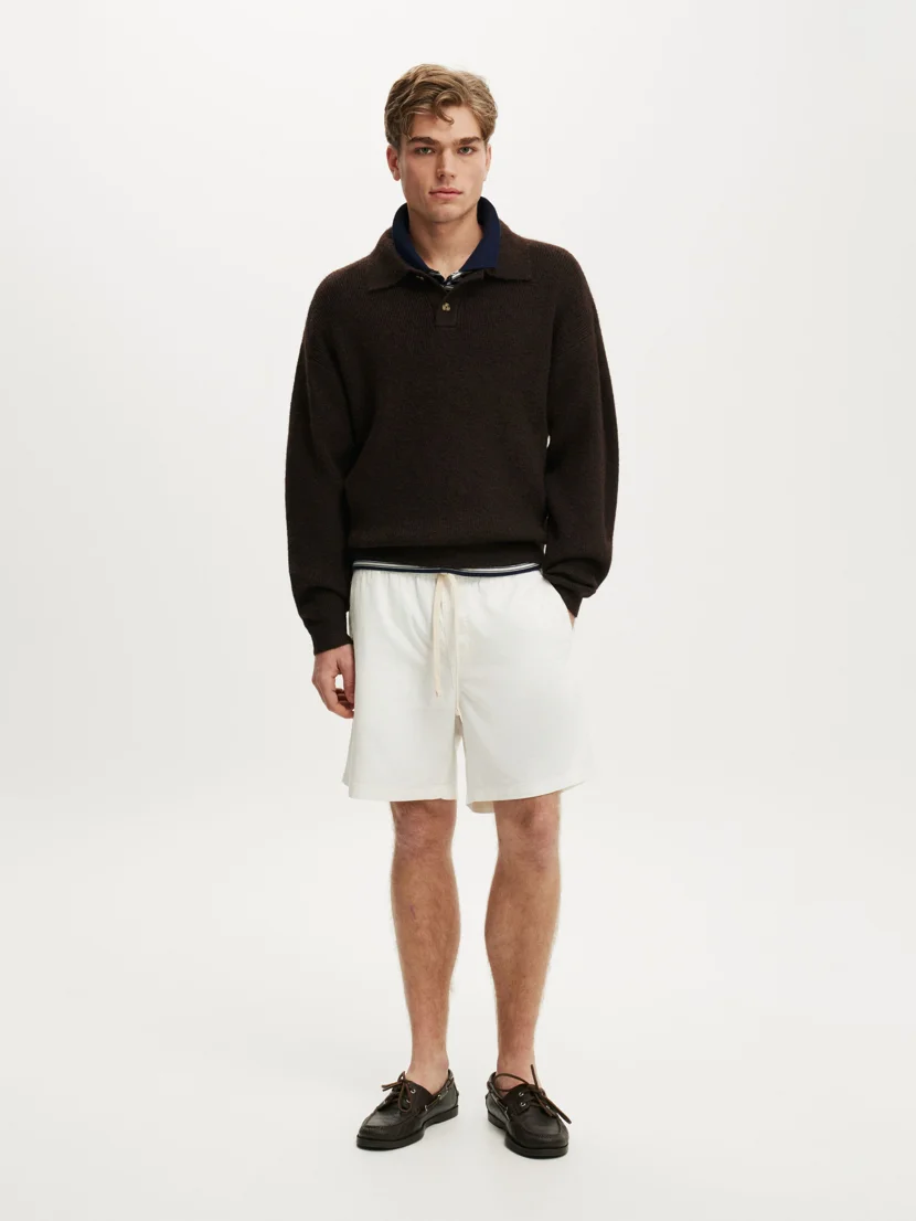 COTTON ON Quần Vải Ngắn Nam - Easy Short