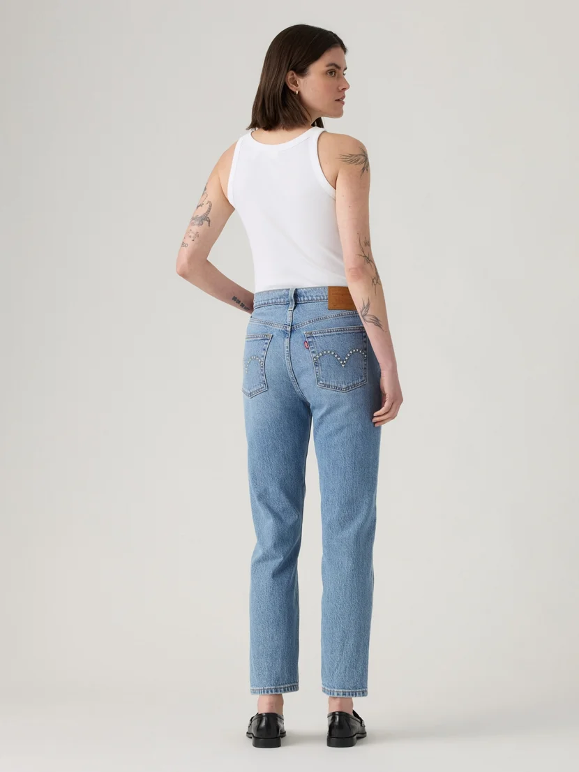 LEVI'S Quần Jeans Nữ Dài - Straight Crop 501