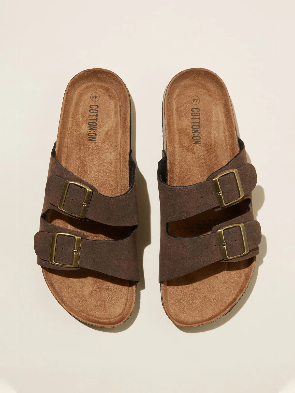 COTTON ON Dép Sandal Nam-Double Buckle Sandal
