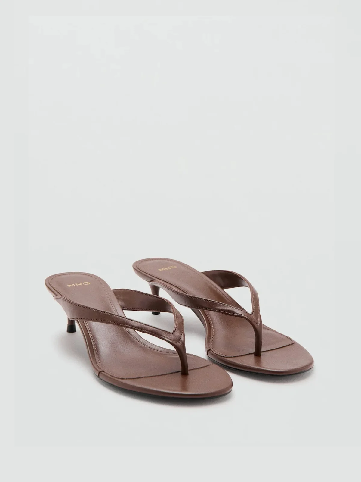 MANGO Dép Cao Gót Nữ Back