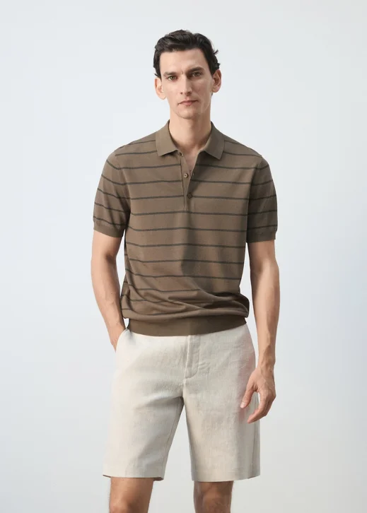MANGO Áo Polo Nam Rayl