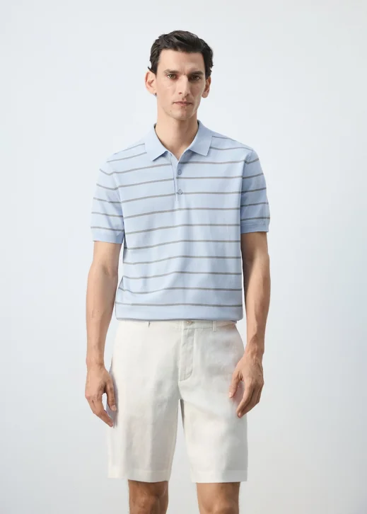 MANGO Áo Polo Nam Rayl