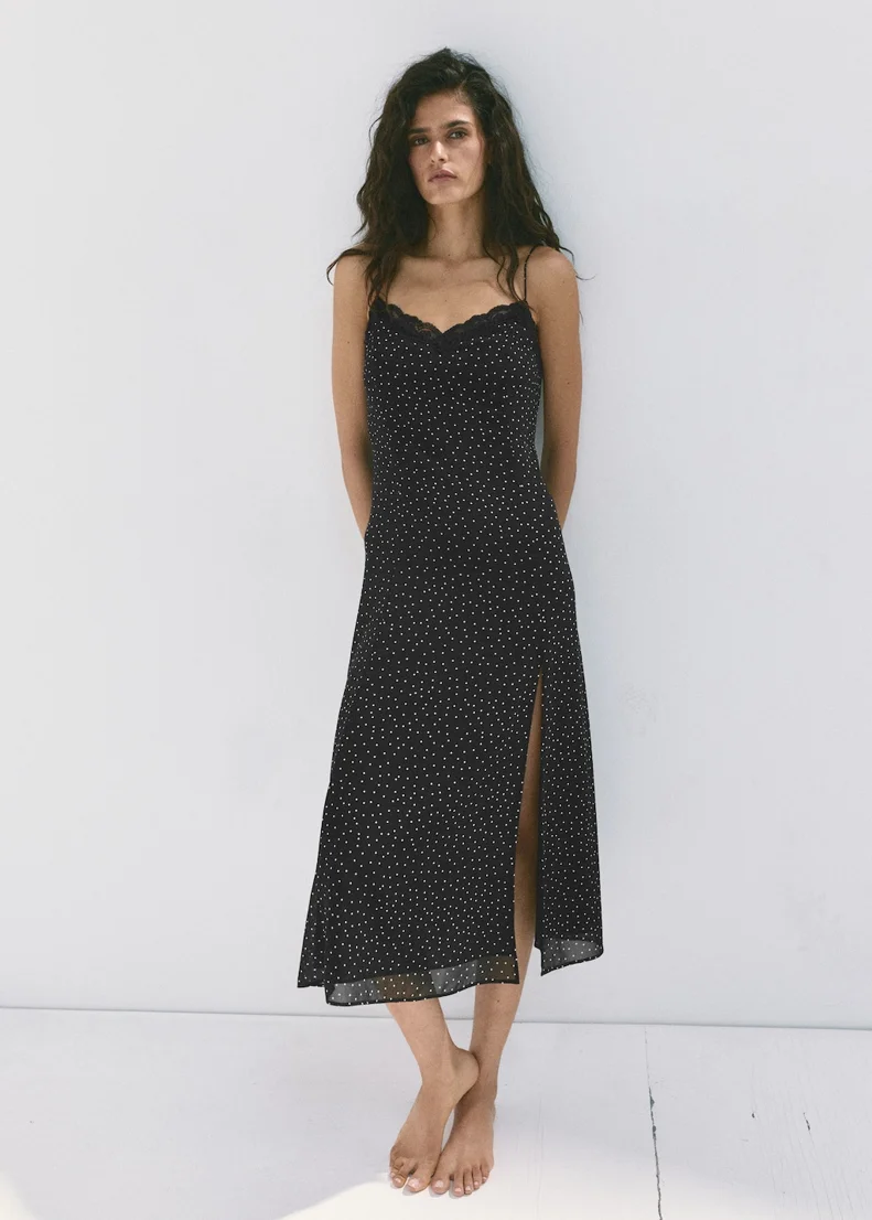 MANGO Đầm Nữ Dot