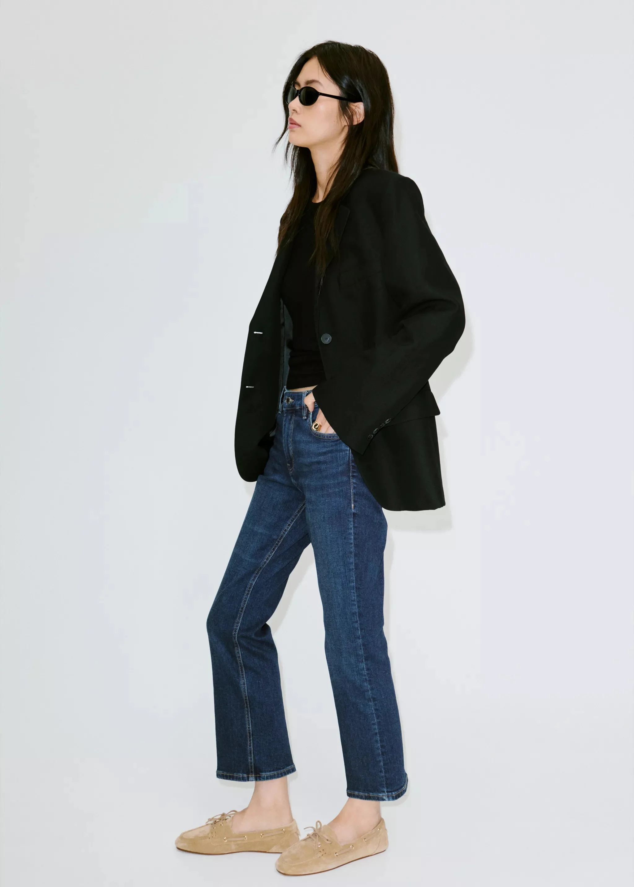 MANGO Quần Jeans Nữ Sienna