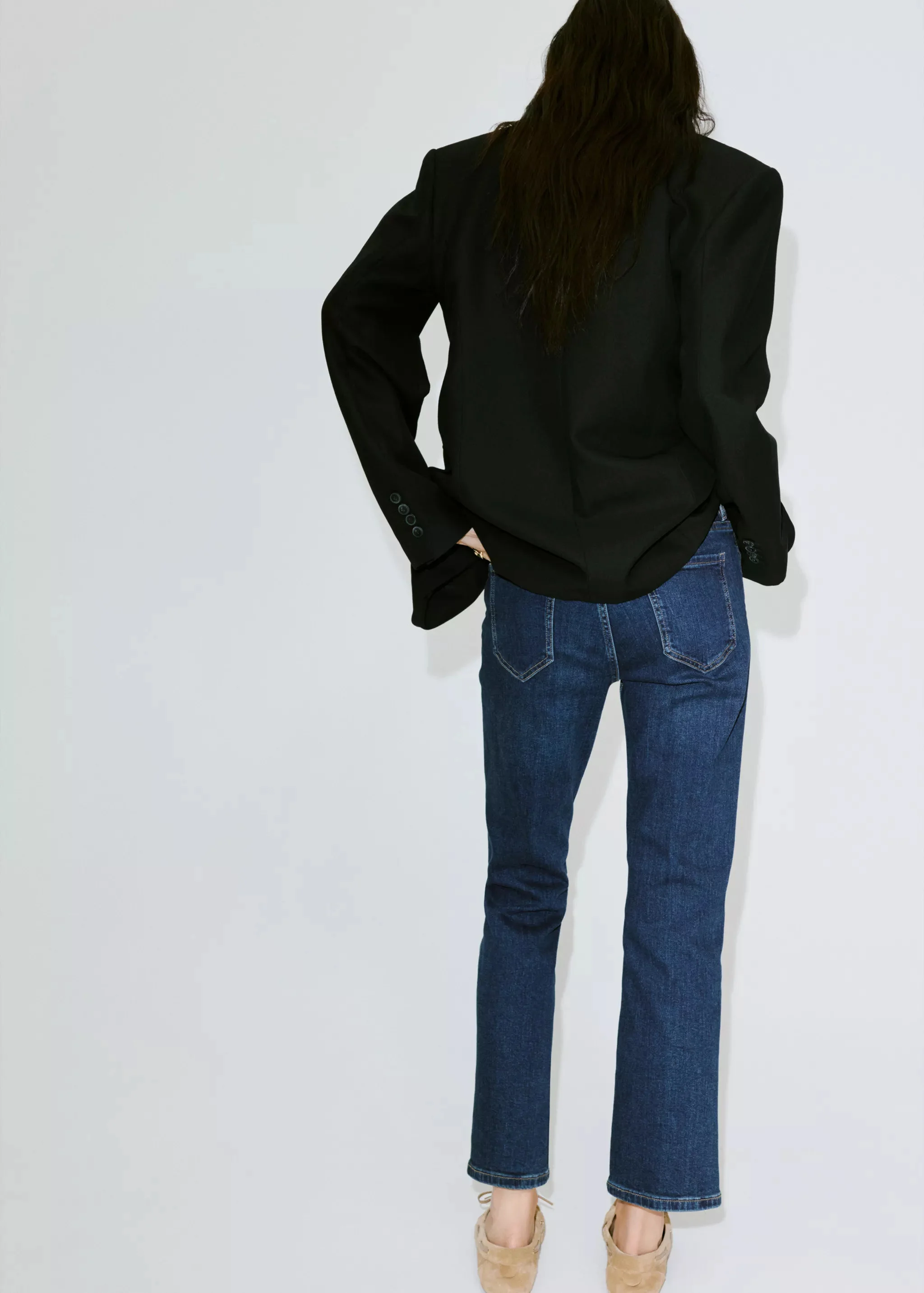 MANGO Quần Jeans Nữ Sienna