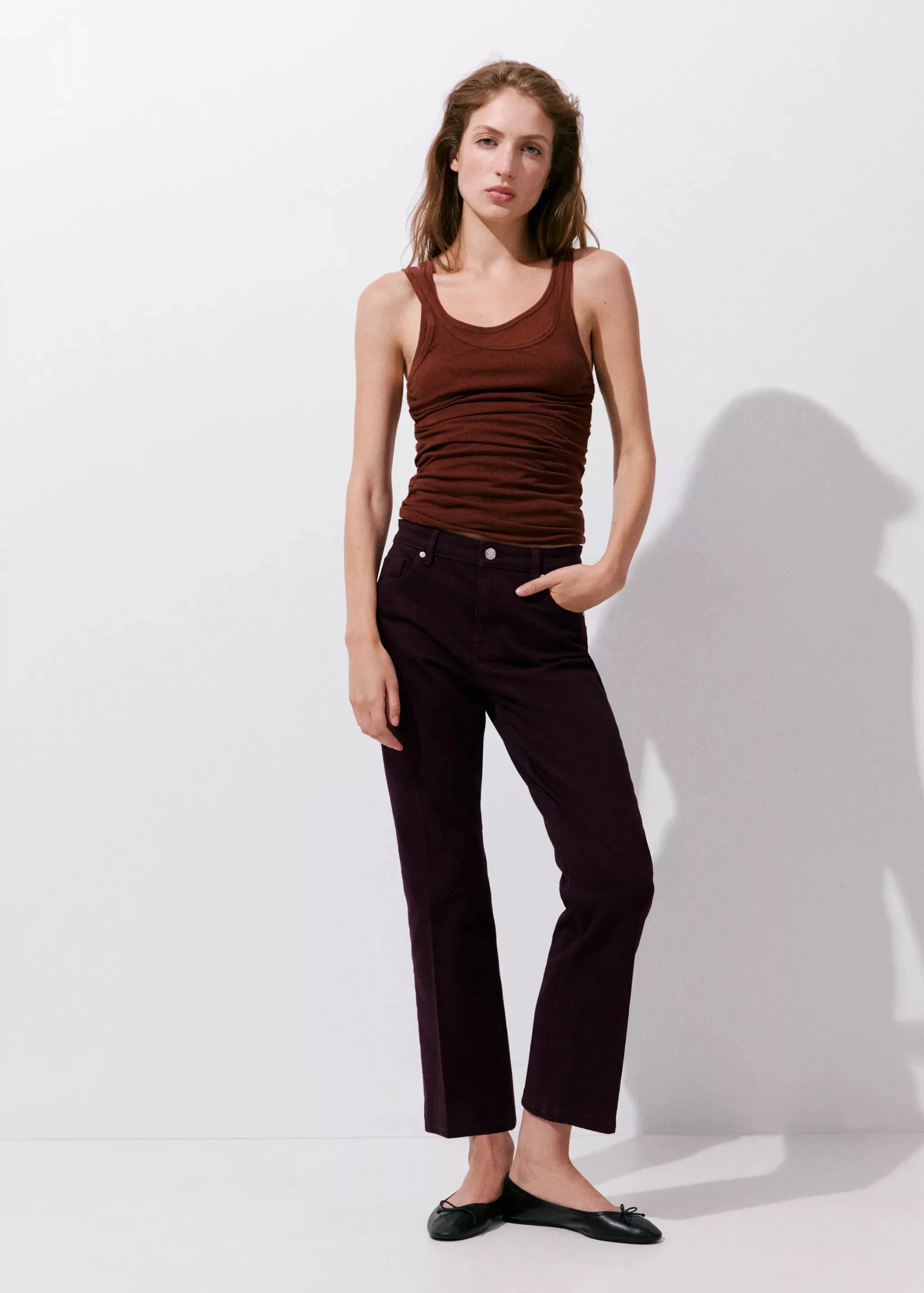 MANGO Quần Jeans Nữ Sienna
